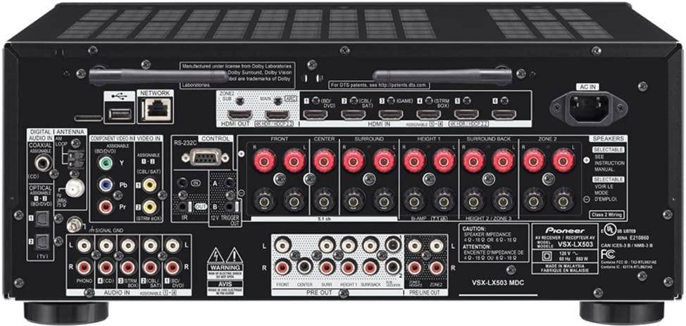 Pioneer Vsx-lx503 9.2 Channel Network Av Receiver