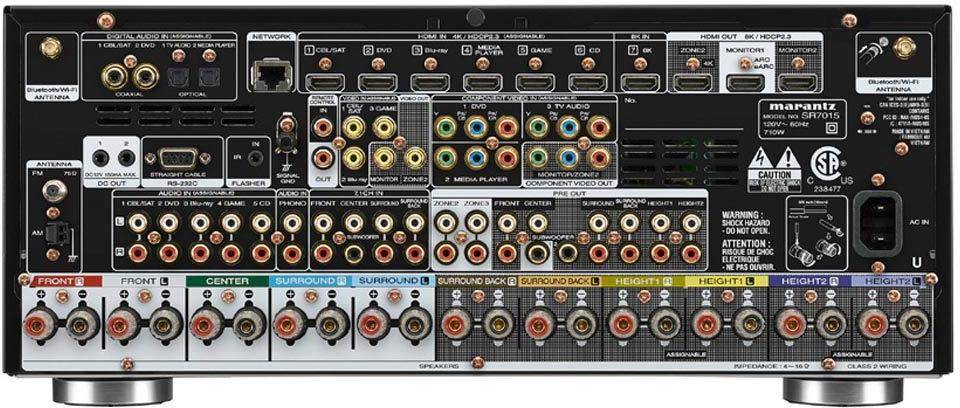 Marantz Sr7015 9.2-channel 4k ultra Hd Av Receiver With Heos