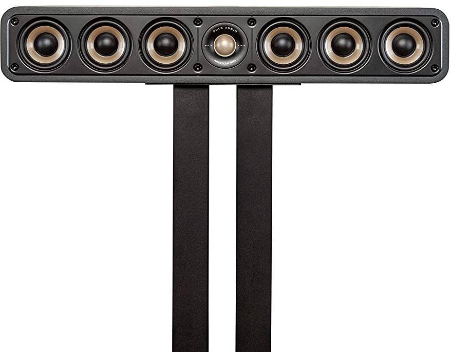 Polk Audio Signature Elite Es35 Slim Center Channel Speaker Dolby Atmos And Dts:x Compatible System