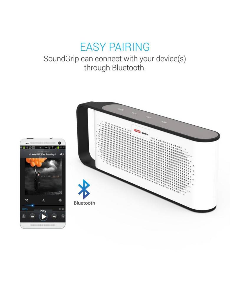 Portronics Soundgrip Wireless Bluetooth Speaker With Mic