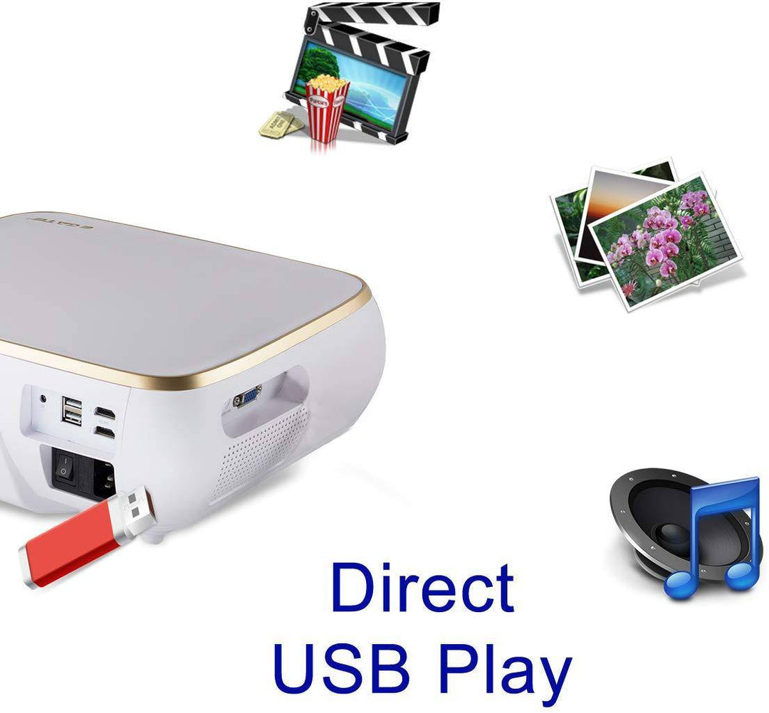 Egate L9 Pro-max Projector For Home 4k, Full Hd 1080p Native 690 Ansi 7500 Lumens