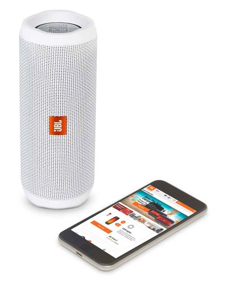 Jbl Flip 4 Portable Bluetooth Waterproof Speaker With Powerful Bass & Microphone