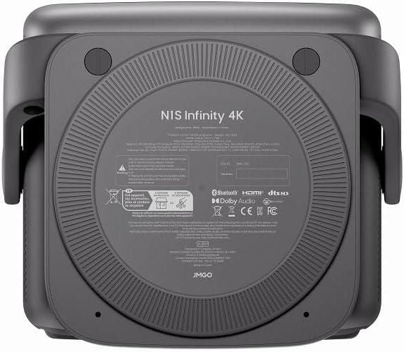 JMGO N1S Infinity - 2600 Lumens 4K Android Smart Tri-laser Portable Projector