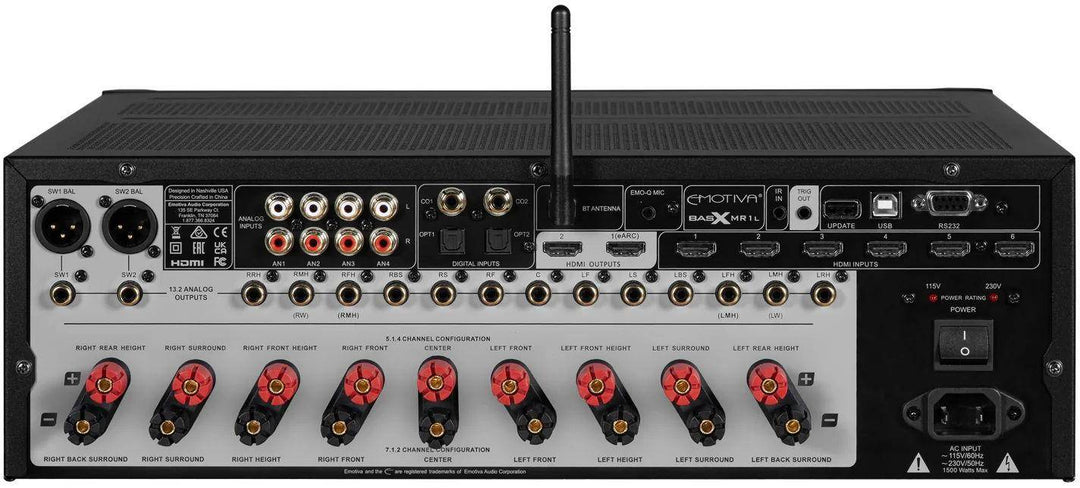 Emotiva BasX MR1L - 9.2 Channel AV Receiver