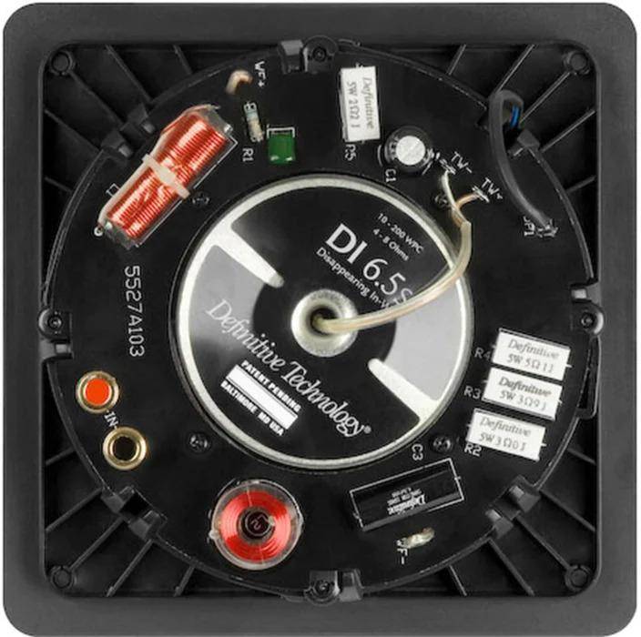 Definitive technology Di 6.5 S Disappearingâ„¢ Series Square 6.5â€ In-wall / In-ceiling Speaker(each)