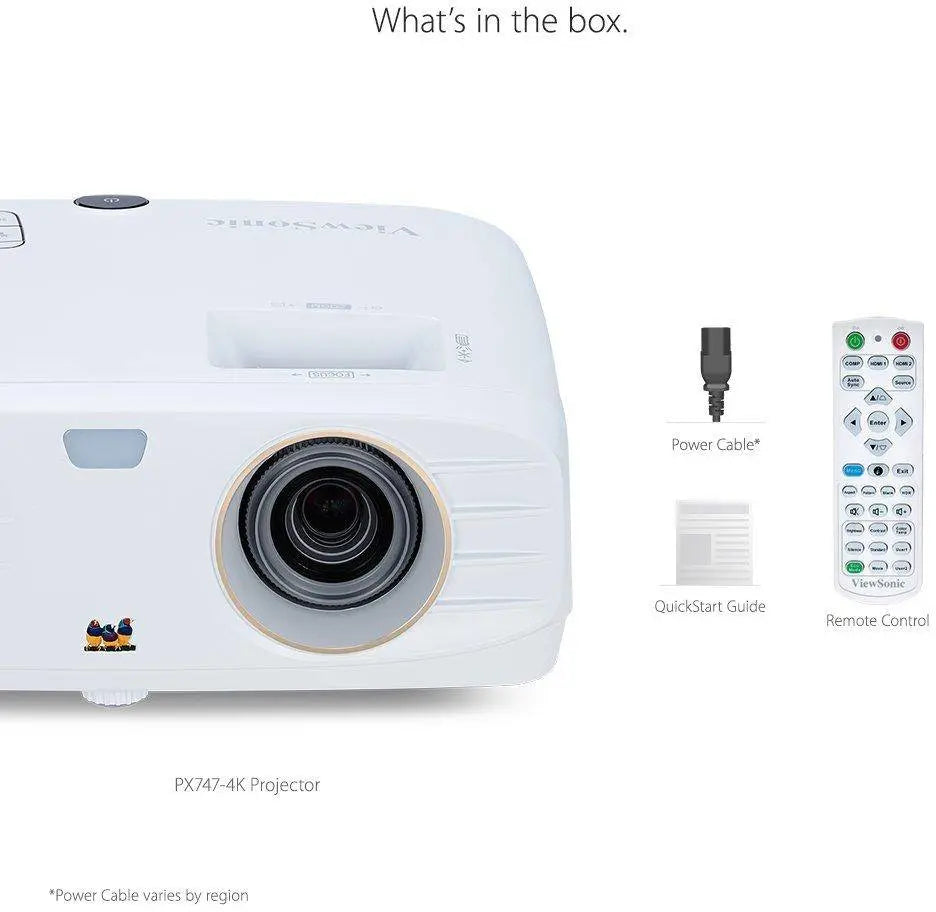 Viewsonic Px747 3500 Lumens 4k Dlp Projectorprojector Viewsonic