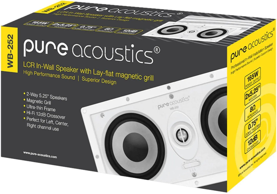 Pure Acoustics WB-252 In-Wall Speaker PURE ACOUSTICS