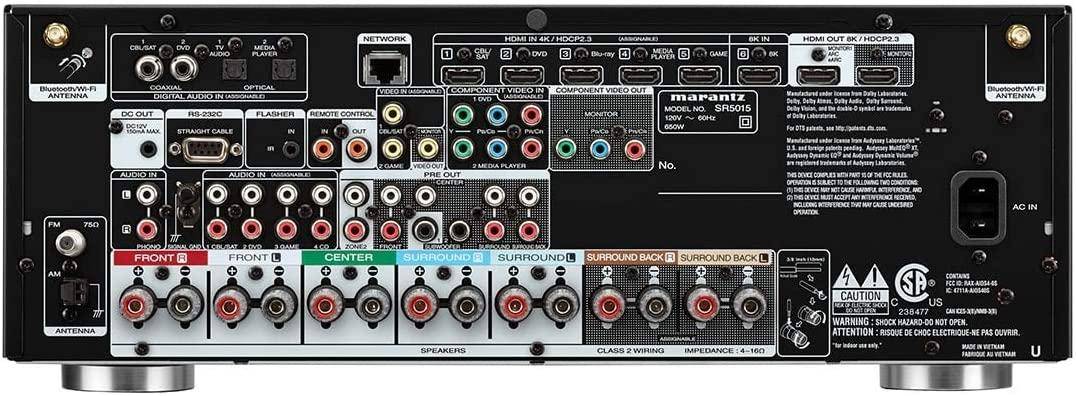 Marantz Sr5015-7.2 Channel 8k ultra Hd Av Receiver