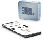 Load image into Gallery viewer, Jbl Go 2 Portable Bluetooth Waterproof Speaker With Mic Cyan