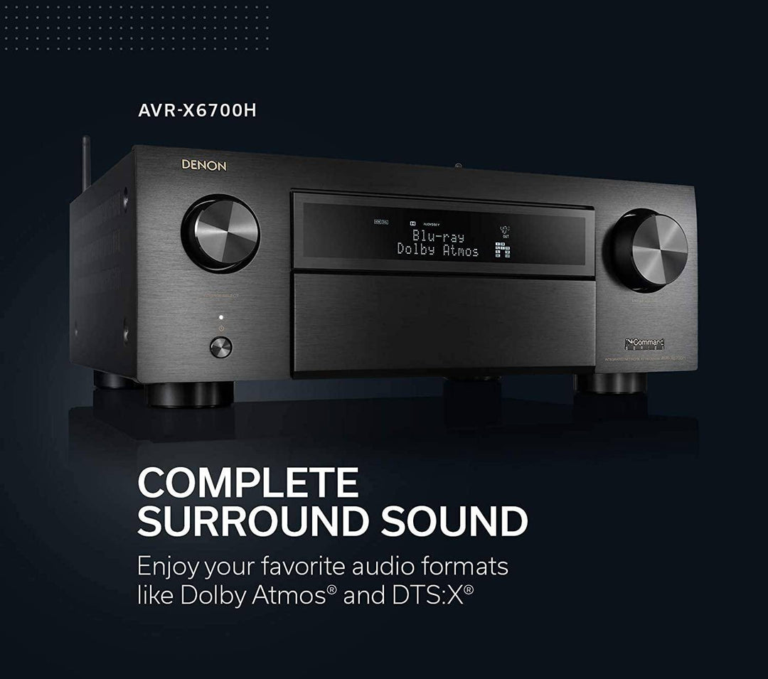 Denon Avc X6700h 8k ultra Hd 11.2 Channel Av Receiver With Heos Built-in