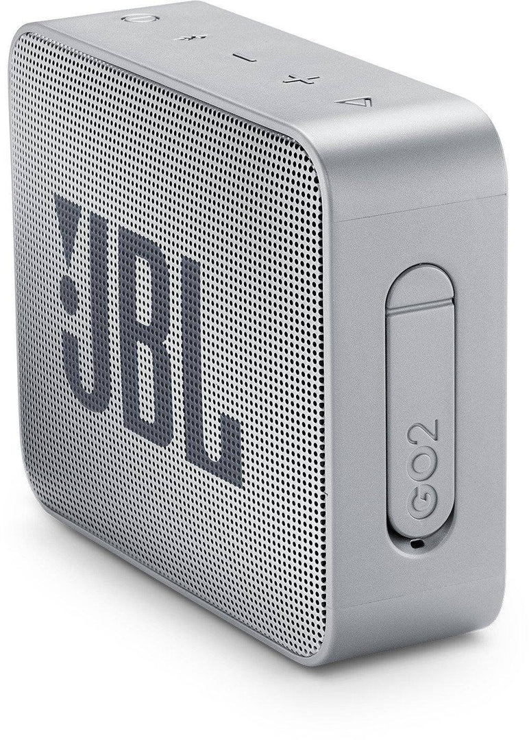Jbl Go 2 Portable Bluetooth Waterproof Speaker With Mic Gray