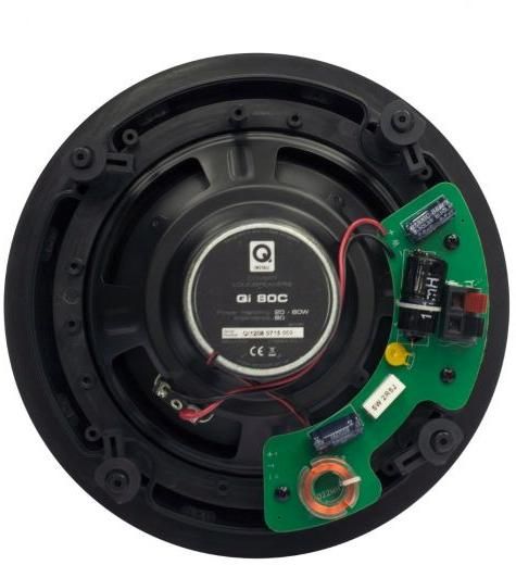 Q Acoustics Q Install Qi80 Ceiling Speaker With Magnetic Grille Design