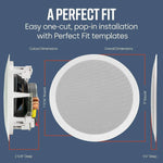 Load image into Gallery viewer, Polk Audio Rc6s Ceiling Stereo Speaker Perfect Match For Indoor/outdoor Placement Bath, Kitchen,covered Porches(each) Polk Audio