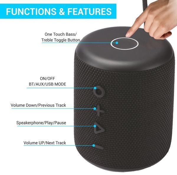 Portronics Sounddrum Plus Portable Bluetooth Speaker
