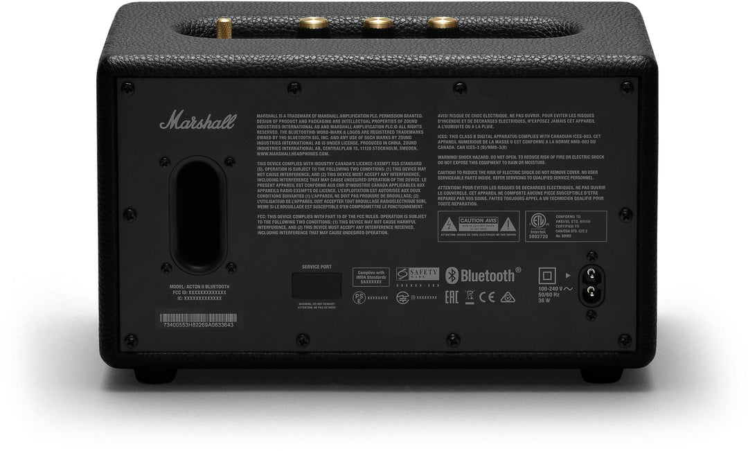 Marshall Acton 2 Wireless Bluetooth Speaker Black