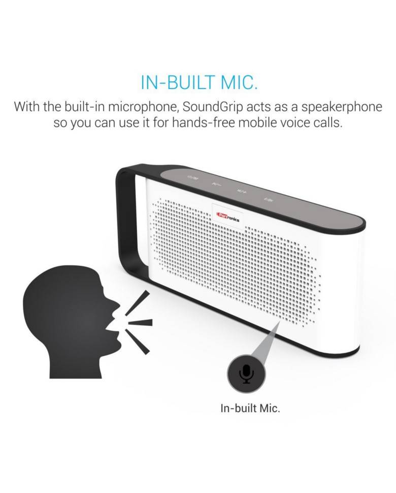 Portronics Soundgrip Wireless Bluetooth Speaker With Mic