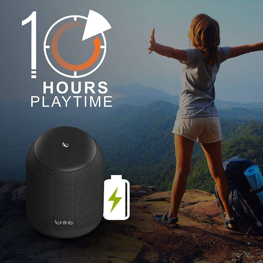 Infinity (jbl) Fuze 200 Dual Eq Deep Bass Portable Waterproof Bluetooth Speaker (infclz250) Black