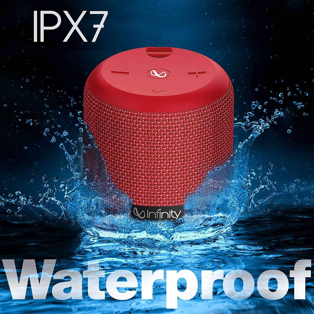 Infinity (jbl) Fuze 100 Waterproof Portable Bluetooth Speaker Red
