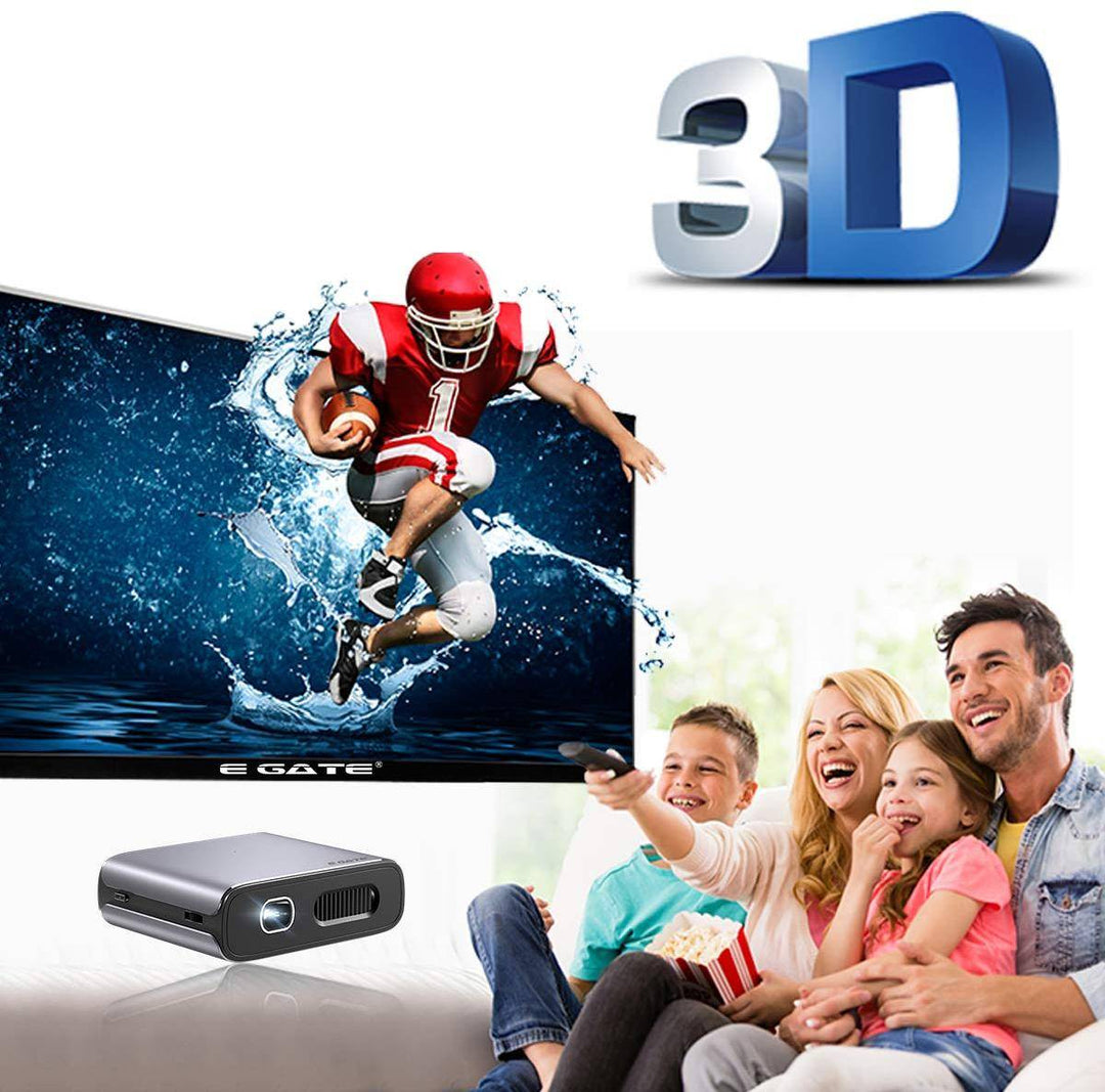 Egate X3 Mirroring Miracast/multiscreen Compact Dlp Pocket Size Projector