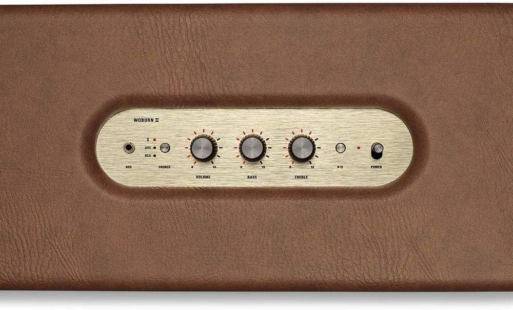 Marshall Woburn Ii Wireless Bluetooth Speaker With Iconic Marshall Design Brown