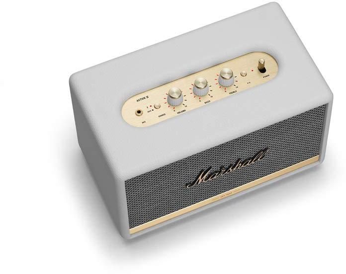 Marshall Acton 2 Wireless Bluetooth Speaker White