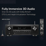 Load image into Gallery viewer, Denon Avr-x1700h 7.2-channel 8k Av Receiver With Heos technology
