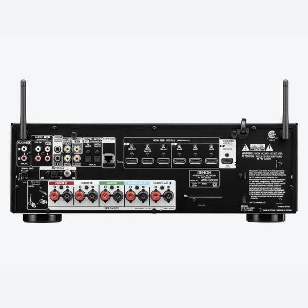 Denon Avr-s660h 5.2ch 8k Av Receiver With Voice Control And Heosâ® Built-in
