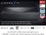 Load image into Gallery viewer, Optoma Cinemax P1 ultra Short throw 4k Laser Home Cinema Projector