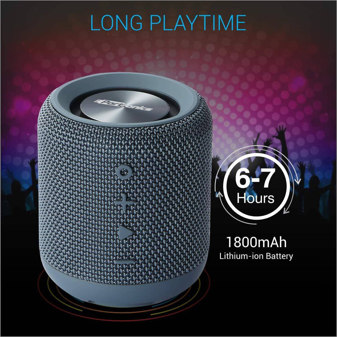 Portronics Sound Drum Bluetooth Speaker Blue