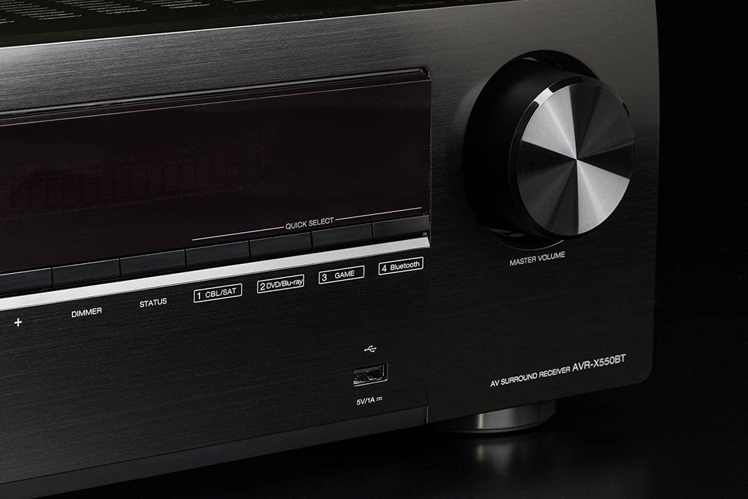 Denon Avr-x550bt 5.2 Channel 4k ultra Hd Av Receiver With Bluetooth