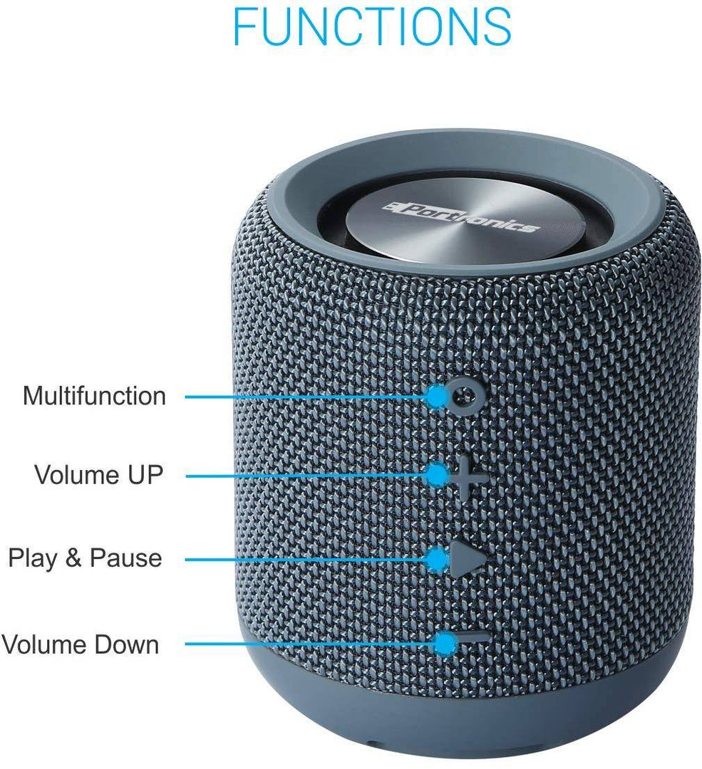Portronics Sound Drum Bluetooth Speaker Blue