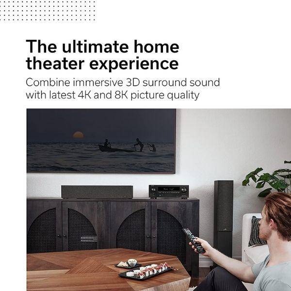 Denon Avr-x1700h 7.2-channel 8k Av Receiver With Heos technology