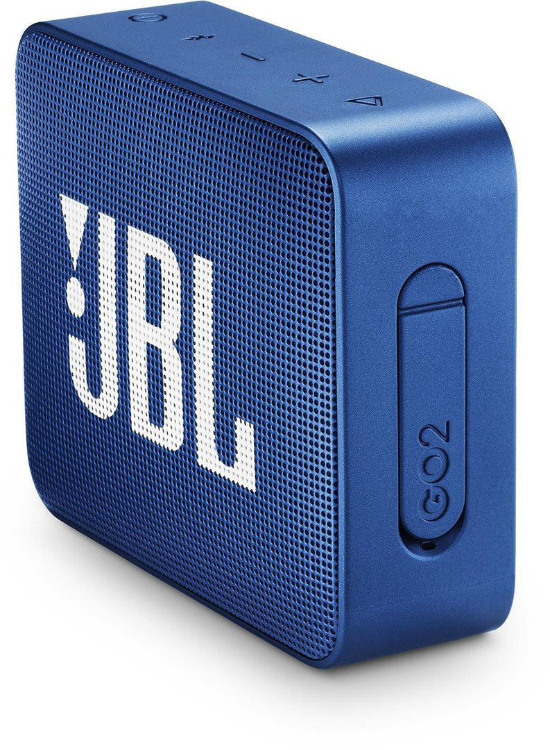 Jbl Go 2 Portable Bluetooth Waterproof Speaker With Mic Blue