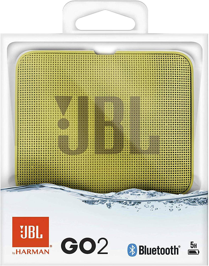 Jbl Go 2 Portable Bluetooth Waterproof Speaker With Mic Yellow