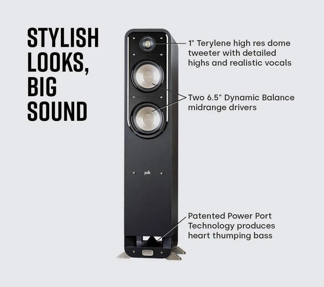 Polk Audio Signature S55 Floorstanding Speakers (pair) Polk Audio