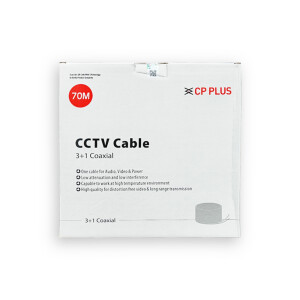 Cp Plus CCTV Cable 3+1 CP-ECC-70RS (Length: 70 mtr.)