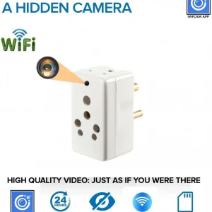 Spy Camera New Version Mini Wifi Hidden Cameras In 3 Pin Multi Plug 6/16a Spy Cameras
