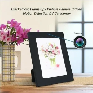 Spy Camera Hd 1280x960 Black Photo Frame Mini Covert Audio Video Recorder Spy Camera